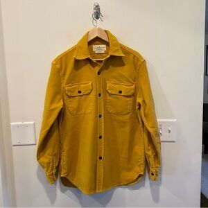 Imogene + Willie Griffin Workshirt, Medium, Mustard Yellow